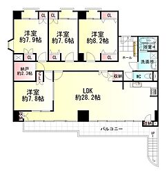 ビッププラザ仙台 4SLDKの間取図画像