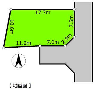 区画図：地型図