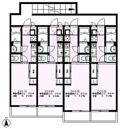 GEORGETOWN 1Kの間取図画像