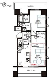 間取図画像 1LDK