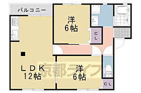 京都府長岡京市奥海印寺大見坊（賃貸アパート2LDK・1階・53.25㎡） その2