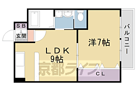 グラン・リヴィエール西京極 401 ｜ 京都府京都市右京区西京極橋詰町（賃貸マンション1LDK・4階・34.00㎡） その2