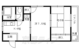 ハイツ大覚寺 201 ｜ 京都府京都市右京区嵯峨大覚寺門前登り町（賃貸マンション2K・2階・41.76㎡） その2