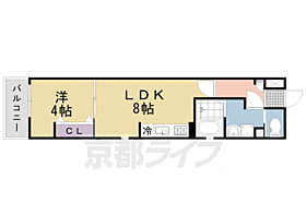 京都府長岡京市長岡1丁目（賃貸アパート1LDK・2階・32.15㎡） その2