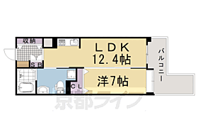 京都府京都市伏見区久我東町（賃貸マンション1LDK・4階・48.15㎡） その2