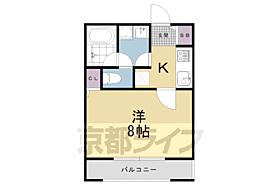 シルバニア京都山ノ内 103 ｜ 京都府京都市右京区山ノ内瀬戸畑町（賃貸アパート1K・1階・26.20㎡） その2