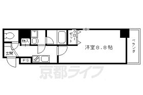 京都府京都市下京区松原通堺町西入ル杉屋町（賃貸マンション1K・2階・28.31㎡） その2