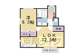 ＡＲＫＳ24 101 ｜ 京都府亀岡市篠町森上垣内（賃貸アパート1LDK・1階・44.55㎡） その2