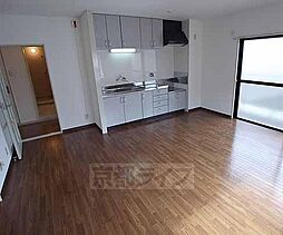 阪急京都本線 長岡天神駅 徒歩15分の賃貸マンション 4階2LDKのリビング/ダイニング