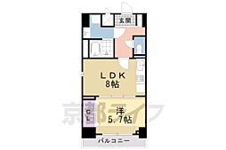 ココ　クレメント　2 9階1LDKの間取り
