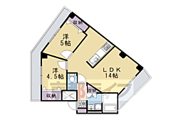 Ｉ−ＰＬＡＣＥ東垣内 204 2階2LDKの間取り