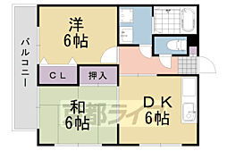 メゾン・ソレイユ 3階2DKの間取り
