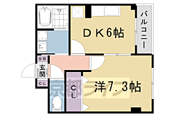 Ｈａｒｍｏｎｙ　Ｍｉｂｕ 2階1DKの間取り