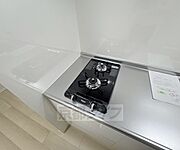 2口ガスコンロ付きのキッチン