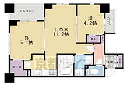 リヴァーク四条烏丸 8階/803
