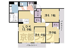 エンラージ西院 3階