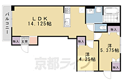 ベルリード桂 1階/-