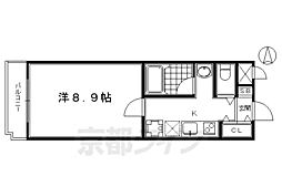 サンモールコート十条 1Kの間取図画像