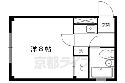 ファーストステージK2 1Kの間取図画像