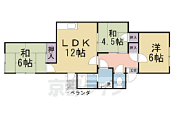 ハイツリバーサイド 3LDKの間取図画像
