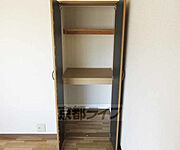 寝室にある収納です