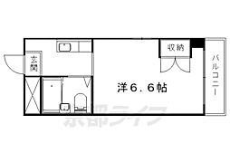 ネオパルマ 1Kの間取図画像
