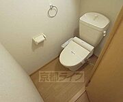 清潔感のあるトイレです。