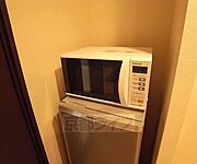 備え付きの電子レンジです。