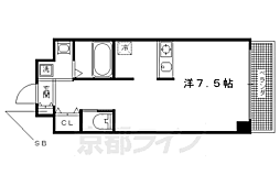 和 ワンルームの間取図画像