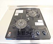 2口コンロ付きです。