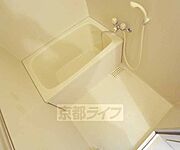 きれいな白が基調のお風呂です・