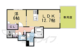 シャーメゾン環II 1LDKの間取図画像