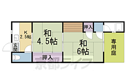 西野山桜ノ馬場町アパート 1階/A