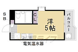 メゾン・ド・パプリカ 1Kの間取図画像