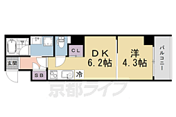 Ｖｉｎｅ　Ｏａｋ中京区竹屋町計画 5階