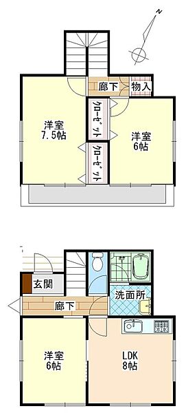 間取りを拡大表示