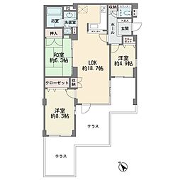 間取図画像 3LDK