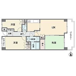 百合ヶ丘パーク・ホームズ 3LDKの間取図画像