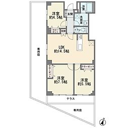 間取図画像 3LDK