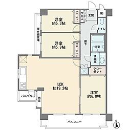 間取図画像 3LDK