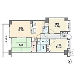 間取図画像 3LDK