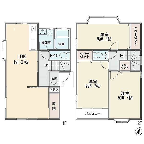 間取りを拡大表示