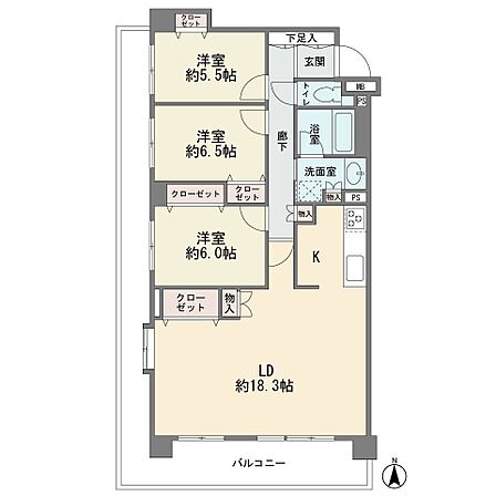 4LDK 間取り