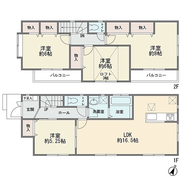 間取りを拡大表示