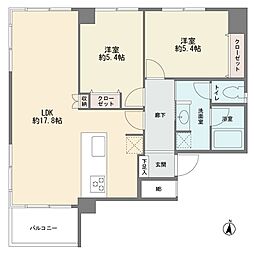 ハイムシナジー仙川 2LDKの間取図画像