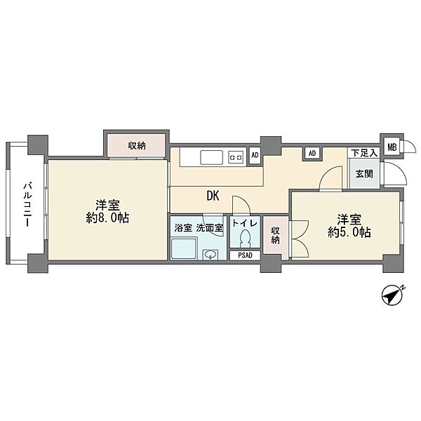 間取りを拡大表示