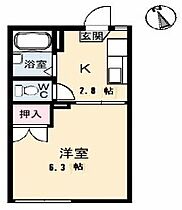 ガーデンハイツ関山 107 ｜ 山口県下関市椋野町1丁目（賃貸アパート1K・1階・21.21㎡） その2