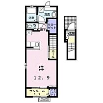 ベイル　ウィン　II 203 ｜ 山口県下関市富任町4丁目（賃貸アパート1R・2階・40.94㎡） その2