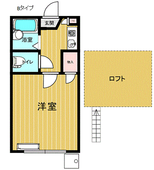 アーバンヒルズ 102｜山口県下関市綾羅木新町1丁目(賃貸アパート1K・1階・17.99㎡)の写真 その2