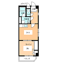 イスズベル下関 201 ｜ 山口県下関市大和町1丁目（賃貸マンション1DK・2階・38.00㎡） その2